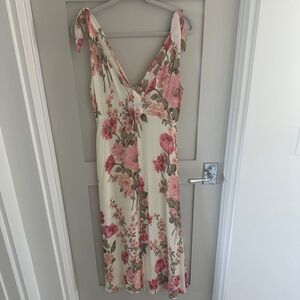 Reformation Floral long Dress